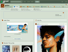 Tablet Screenshot of jart64.deviantart.com