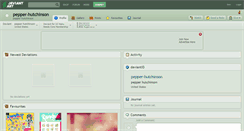 Desktop Screenshot of pepper-hutchinson.deviantart.com