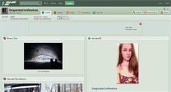 Desktop Screenshot of desperateconfessions.deviantart.com