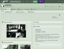 Tablet Screenshot of minibouh.deviantart.com