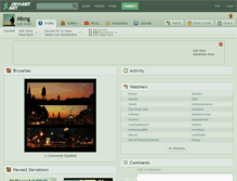Tablet Screenshot of mkng.deviantart.com