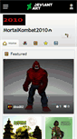 Mobile Screenshot of mortalkombat2010.deviantart.com
