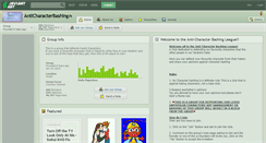 Desktop Screenshot of anticharacterbashing.deviantart.com