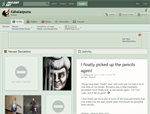 Tablet Screenshot of kahalaopuna.deviantart.com