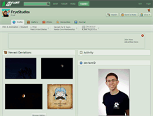 Tablet Screenshot of fryestudios.deviantart.com