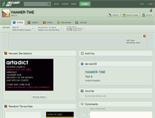 Tablet Screenshot of hammer-time.deviantart.com