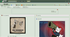 Desktop Screenshot of fox-pain.deviantart.com