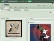 Tablet Screenshot of fox-pain.deviantart.com