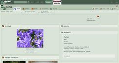 Desktop Screenshot of cerbz.deviantart.com