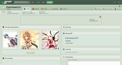 Desktop Screenshot of everrgreen231.deviantart.com