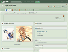 Tablet Screenshot of everrgreen231.deviantart.com