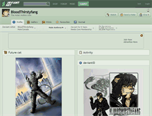 Tablet Screenshot of bloodthirstyfang.deviantart.com