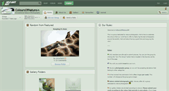 Desktop Screenshot of coloursofnature.deviantart.com