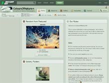 Tablet Screenshot of coloursofnature.deviantart.com