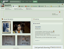 Tablet Screenshot of kasumi42.deviantart.com