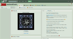 Desktop Screenshot of muslimandproud.deviantart.com