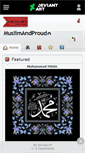 Mobile Screenshot of muslimandproud.deviantart.com