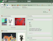 Tablet Screenshot of grt.deviantart.com