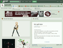 Tablet Screenshot of kairi2255.deviantart.com