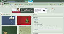 Desktop Screenshot of affubalator.deviantart.com