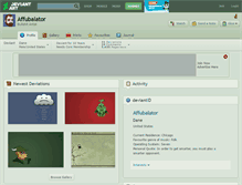Tablet Screenshot of affubalator.deviantart.com
