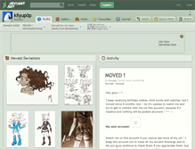 Tablet Screenshot of kiiyup0p.deviantart.com
