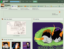 Tablet Screenshot of degaara.deviantart.com