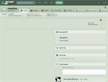 Tablet Screenshot of meekies.deviantart.com