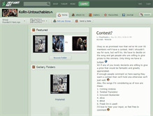 Tablet Screenshot of korn-untouchables.deviantart.com