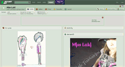 Desktop Screenshot of miss-luki.deviantart.com