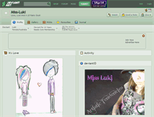 Tablet Screenshot of miss-luki.deviantart.com