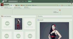 Desktop Screenshot of ladylucie.deviantart.com