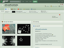 Tablet Screenshot of o0sweetfunshine0o.deviantart.com