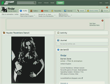 Tablet Screenshot of findar.deviantart.com