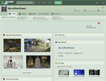 Tablet Screenshot of ida-sofieeriksson.deviantart.com