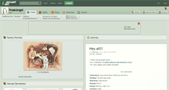 Desktop Screenshot of freakangel.deviantart.com