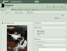 Tablet Screenshot of dinopanties.deviantart.com