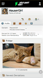 Mobile Screenshot of mausergirl.deviantart.com