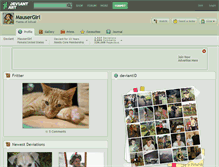 Tablet Screenshot of mausergirl.deviantart.com
