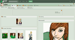 Desktop Screenshot of mlfart.deviantart.com