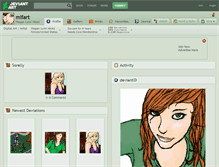 Tablet Screenshot of mlfart.deviantart.com