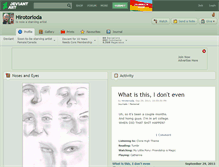 Tablet Screenshot of hirotorioda.deviantart.com