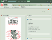 Tablet Screenshot of foxes.deviantart.com