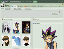 Tablet Screenshot of norens.deviantart.com