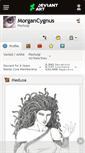 Mobile Screenshot of morgancygnus.deviantart.com