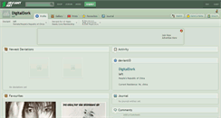 Desktop Screenshot of digitaldork.deviantart.com