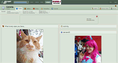 Desktop Screenshot of cerenia.deviantart.com