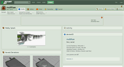Desktop Screenshot of multifuse.deviantart.com