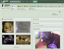 Tablet Screenshot of mhacax.deviantart.com