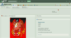 Desktop Screenshot of masterxvmon.deviantart.com